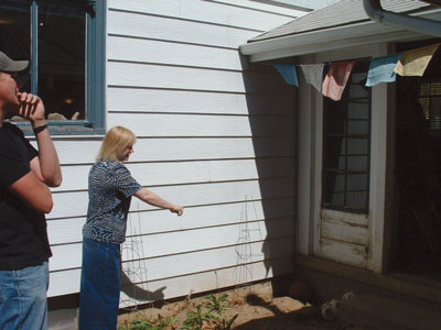 
Margueritte could make her yard more appealing with an orchard and planting bed.
